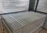 ISO9001 Silver Color Steel Driveway Grates Grating For Road Flyover