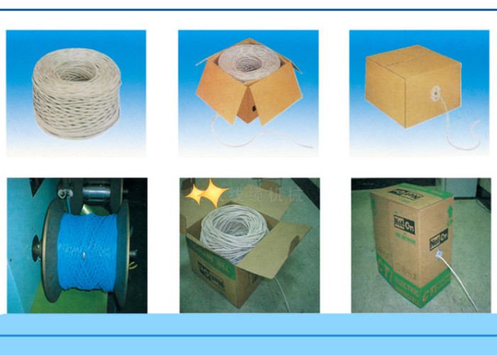 Automatic Lan Cable 1500W Coil Rewinding Machine With AC Motor