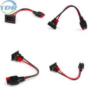 China 2Pin socket Battery Connector Cables , 14AWG Battery Wire Harness wholesale