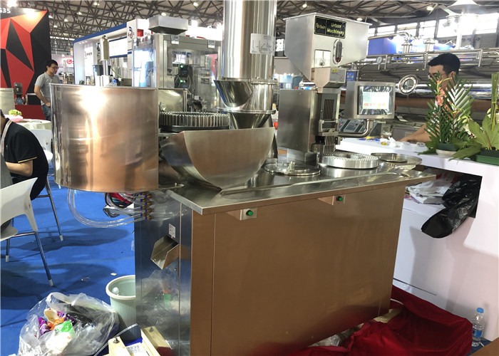 Energy Saving Electric Capsule Filling Machine / Liquid Gel Capsule Machine