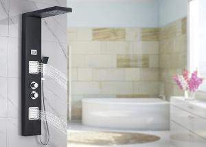 China Hydromassage Function Wall Mount Shower Panel Dual Zinc Handle Design ROVATE wholesale