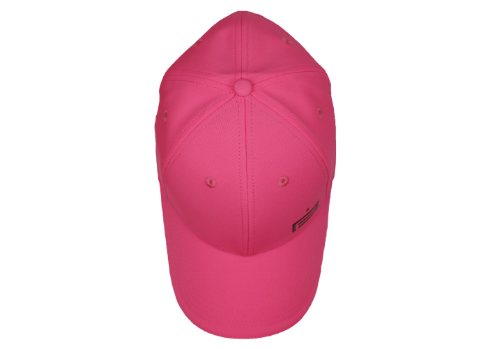 Custom simple adjustable pink tall relaxed sports tennis running cap hat