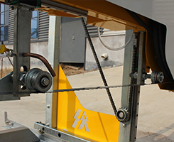 Portable Sawmill Power Band Saw Mill Max.Working Width 1000mm
