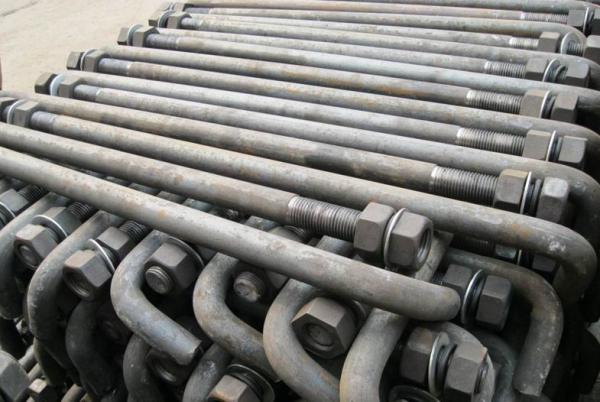 Carbon Steel Foundation Anchor Bolts Hold Down L Type Hot Dipped Galvanized