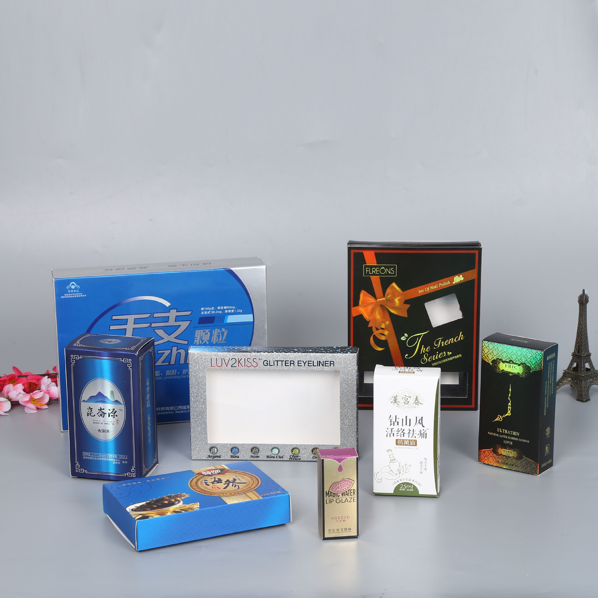 Others Box Type Paper Packaging for Custom Recycled Cosmetic Skincare Medicine and Perfume