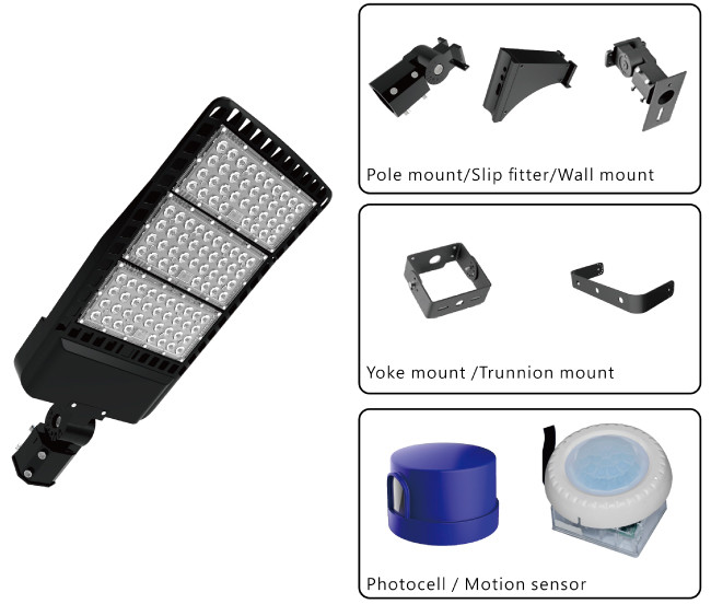 1000 Watt LED Parking Lot Flood Lights , Area Flood Lights 7 Years Warranty