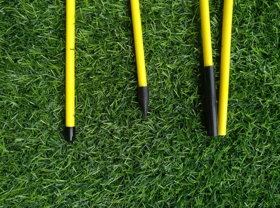 folded golf alignment stick , folding golf alignment sticks , two-double golf training aid