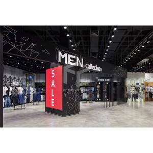 China Boutique Men Garments Shop Display Furniture Power Saving Electroplate wholesale