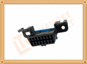 China Automotive 16 Pin Obd Female Connector / Obd2 16 Pin Connector SOF009 wholesale
