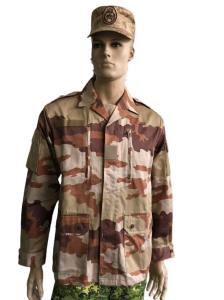 China Desert Camouflage TC 65/35 Twill French Military Uniform F2 Style For Outdoor Activity wholesale