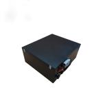 Black Rechargeable LiFePO4 Battery Pack 24V 50Ah For Robot