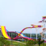 Large Aqua Park Equipment Fiberglass Water Slide (2 Players)