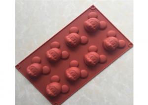 China Food Safety, Mickey Mouse , Multi-Cavities , Silicone Chocolate Mold wholesale