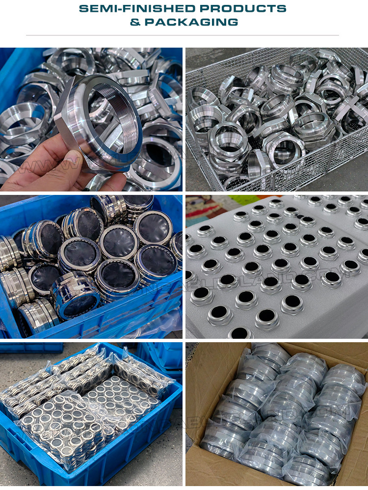 304 Stainless Steel Waterproof Cable Gland, 65~70mm Adjustable 316 Stainless Steel M88x2 Metric Cable Gland Connector IP68 for Large Cables