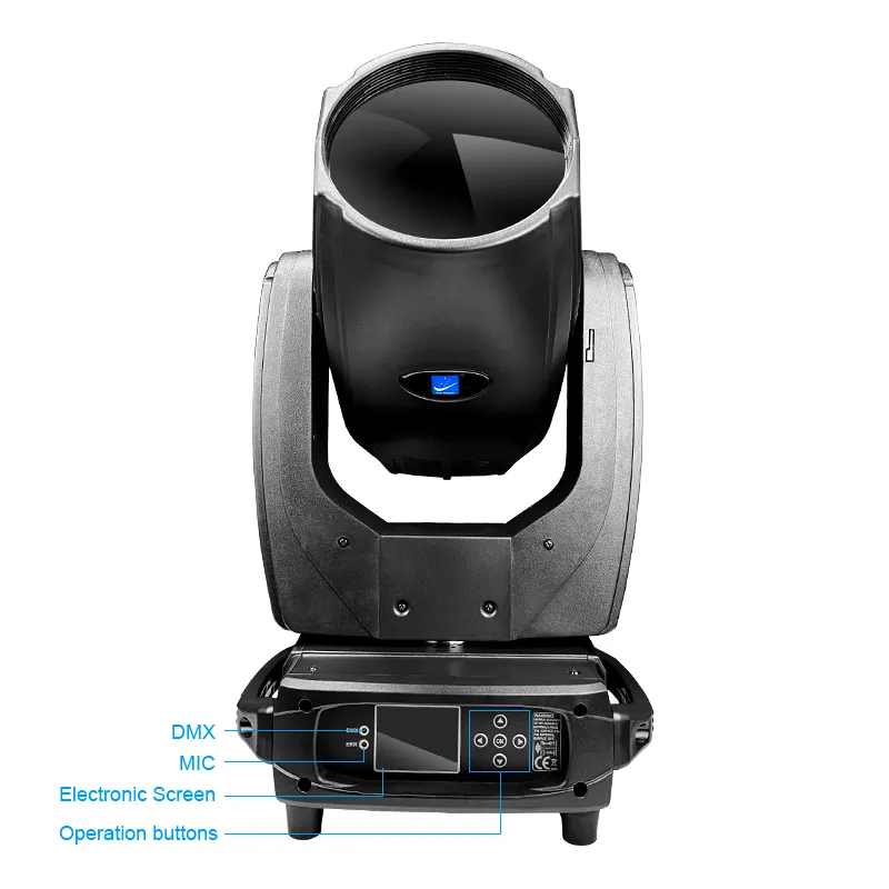 360 Degree Beam Angle 80lm/w LED Sharpy Beam Moving Head Light for Club Bar Show 350W RGBW IP65 Bulb 200W