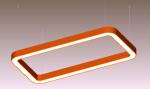 Industrial Rectangle Linear Light Aluminum LED Linear Pendant Light