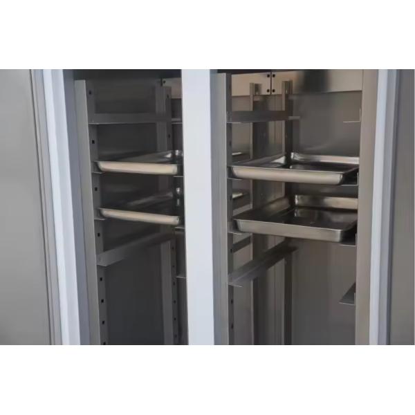 Commercial Kitchen Freezer Single Temperature Stainless Steel Double Door Refrigerator Air Cooled Refrigerator