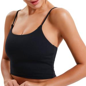 China Wholesale Black Women Yoga Tank Tops Sports Bra Workout Fitness Running Crop Top wholesale
