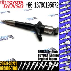 China 23670-39215 Toyota Hilux Injectors 095000-7400 2KD-FTV 1KD-FTV wholesale