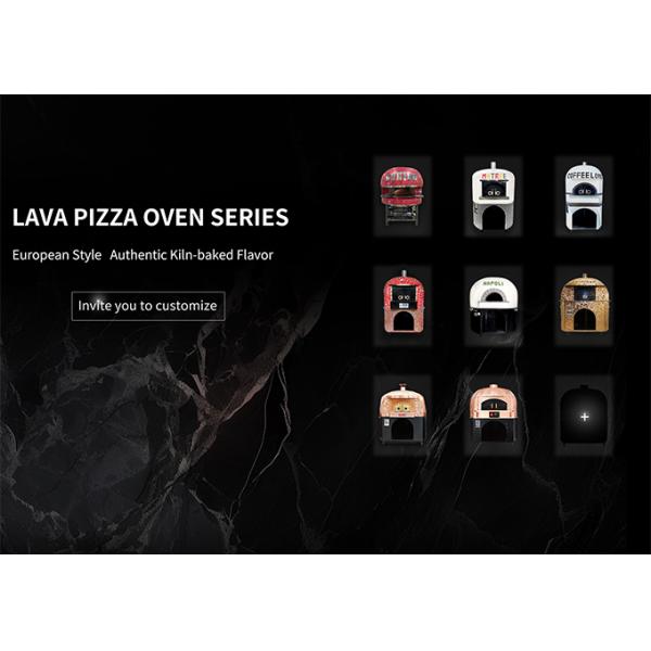 Custom Pizza Oven 15kw with Volcanic Stone 500-600℃