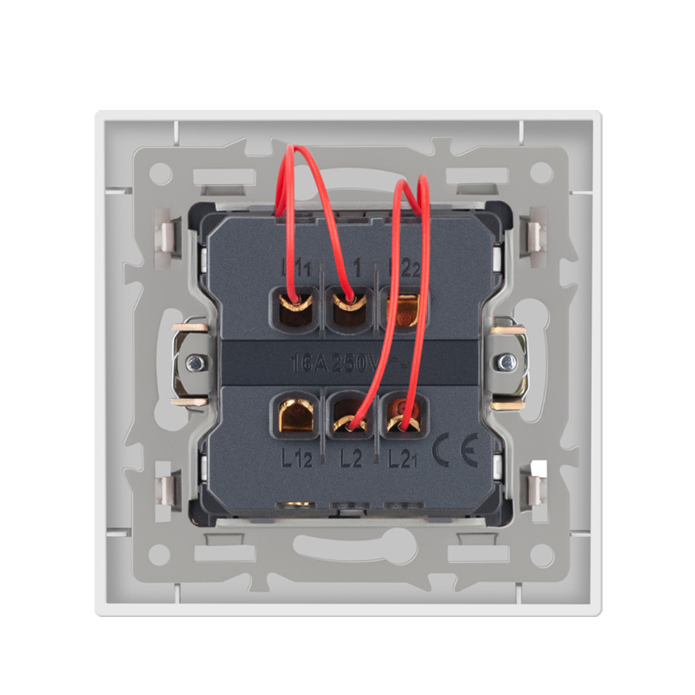 Blue Indicator LED Rocker Switch Round Box 10000 Times On On Rocker Switch