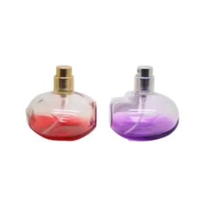 China 100ml round apple perfume bottle with uv apple cap wholesale