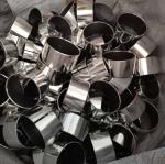 Tin Copper Coating Lubrication Free PTFE Sliding Bushings