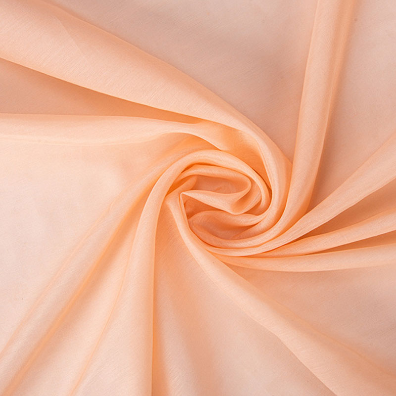 Charmeuse Shimmer Tulle Chiffon Cotton Silk Blend Fabric Plain