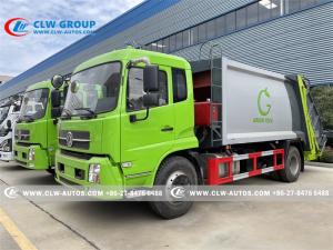 China Dongfeng Tianjin Kingrun 4x2 10000L Garbage Compactor Truck wholesale