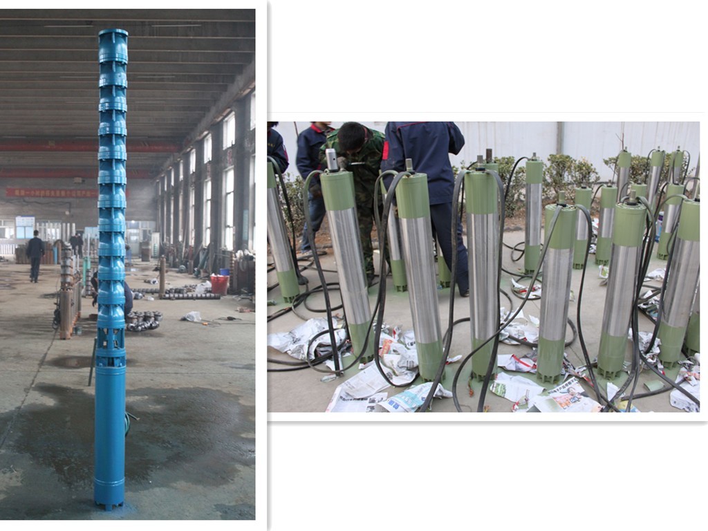 High Pressure Deep Well Water Pump , Borehole Submersible Pump Deep Well Large Capacity