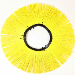 China Factory Direct Sales Yellow Plastic Snow SGS Road Sweeper Brush For Road Cleaning wholesale