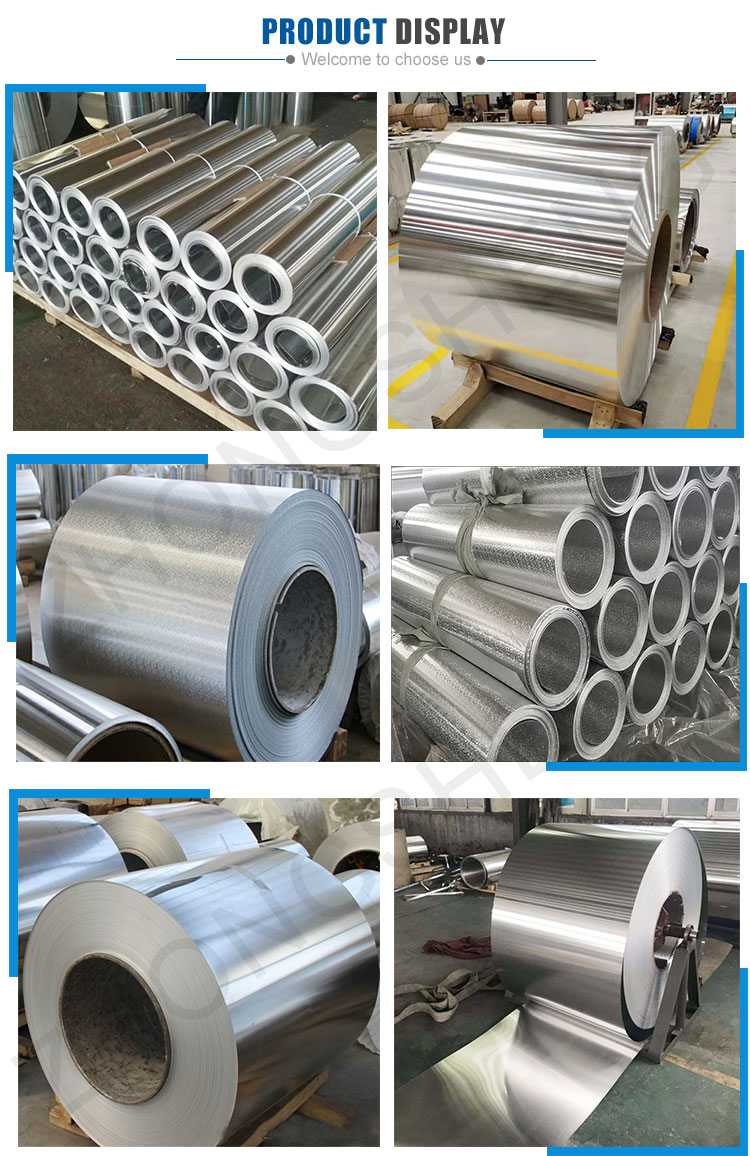 Customized Thickness 1050 3003 3105 H14 Aluminum Coil Alloy Aluminum Roll for Industrial