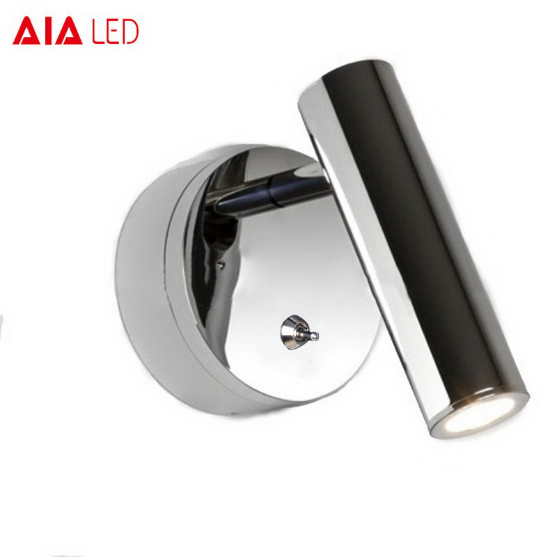 flexible arm surface mounted headboard reading light/hotel led bedside reading light/led bed wall light