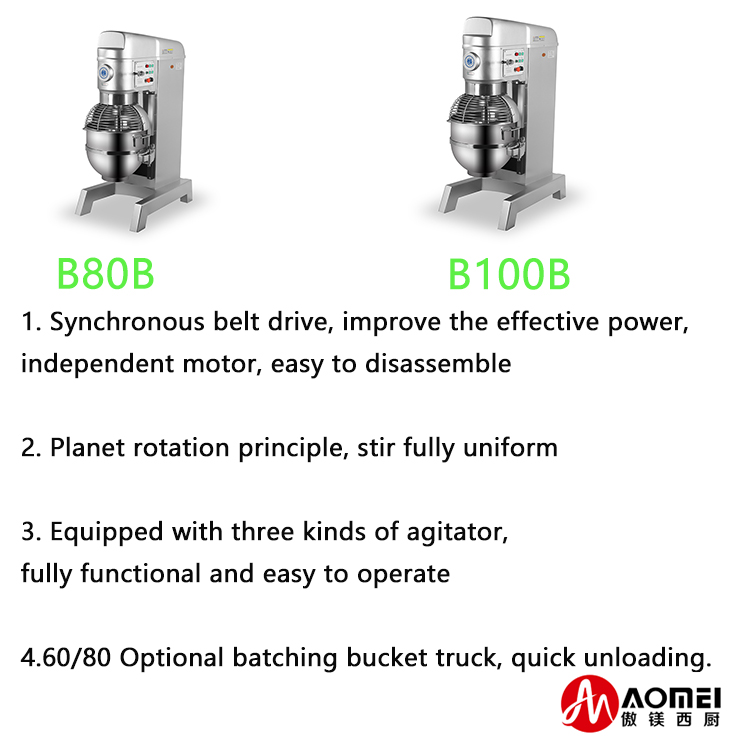 Advanced 100L Spiral Dough Mixer Machine for Bakery Electric Cake Bread Food Mixers