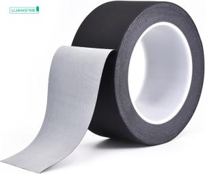 China 3 Inch Easy Tear Matte Gaffa Tape Black Heat Resistant Carton Package wholesale