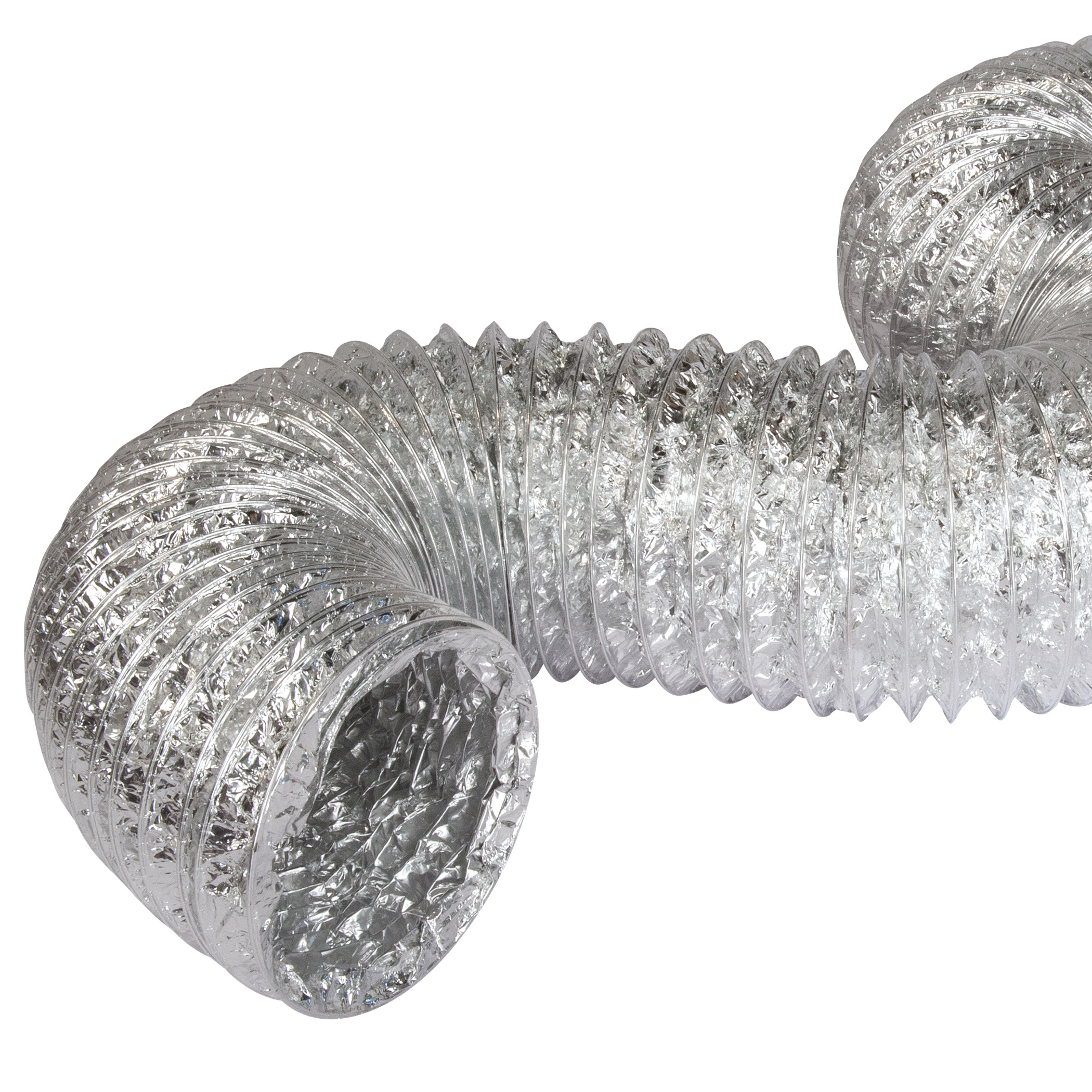 Professional Flexible Aluminum Foil Duct , 10 Ft 5 Inch Flexible Duct Hose