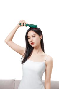 China 225*50*43mm Hair Growth Laser Comb Plasma Electric Emerald Color wholesale