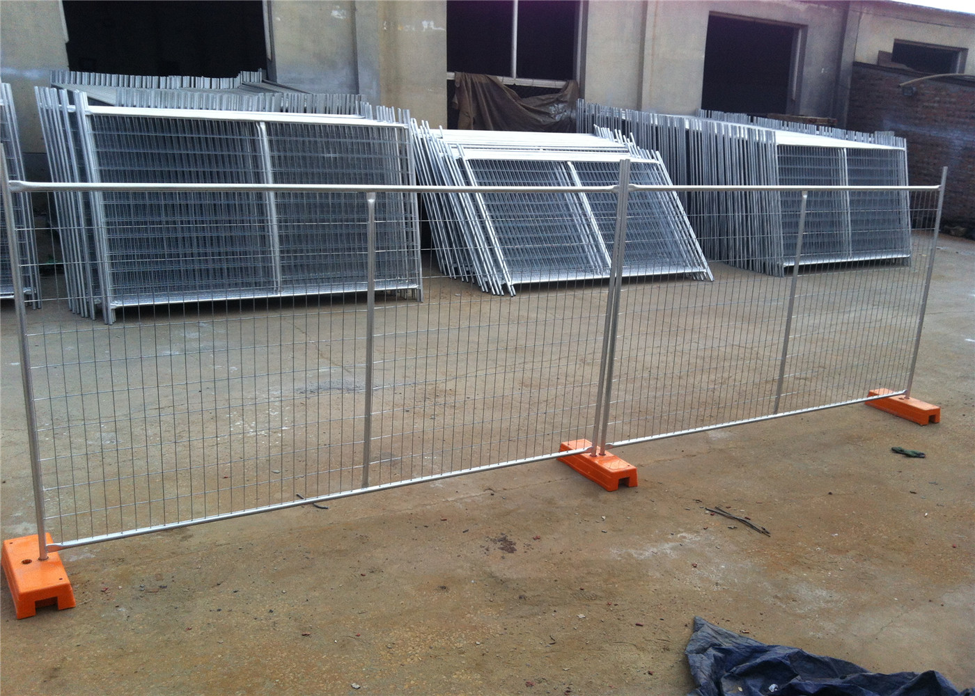 Environmental Temporary Site Fence Panels / Chain Link Fence Construction