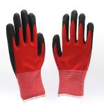 13 Gauge 15 Gauge Garden Work Gloves Resistant Abrasion Nylon / Polyester Liner