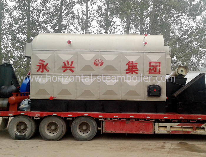 Single Drum Coal Fired Steam Boiler High Capacity 1 Ton 2 Ton Per Hour
