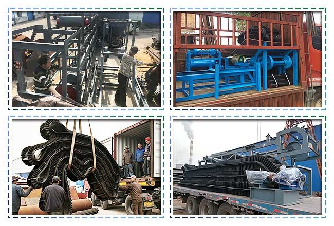 Lifting Corrugated Sidewall Belt Conveyor Condition New For Mining Coal Cement