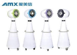 China IP 56 Outdoor Misting Fan With Tank , Water Mist Cooling Fan 67db Noise wholesale