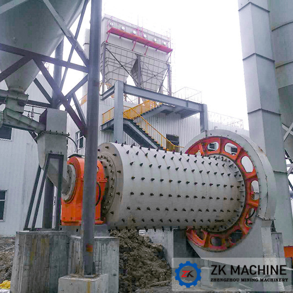 Adjustable Fineness Discharging 0.8mm 4.8TPH Horizontal Ball Mill