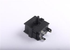 China 3 Pins Rotary Selector Switch 3A 6A 125V 250V AC , 50MΩ Max Contact Resistance wholesale