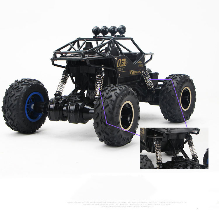 Boy's Speed Racing Toy Car 90 Minutes Charging Time Four-Wheel Drive Climbing Big Car