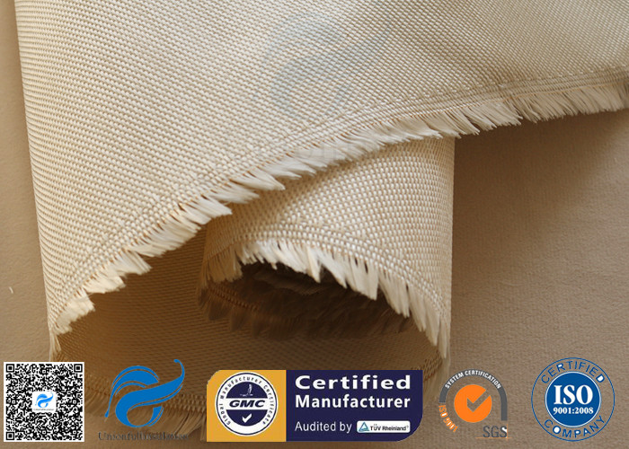 Brown 800℃ 600g Satin Silica Fabric Fiberglass High Temperature Cloth Durable