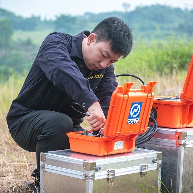 Underground Time Domain Electromagnetic Survey Equipment TDEM