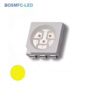 China 5050 SMD LED Yellow light emitting diode Amber led chip  for license plate led lamp wholesale