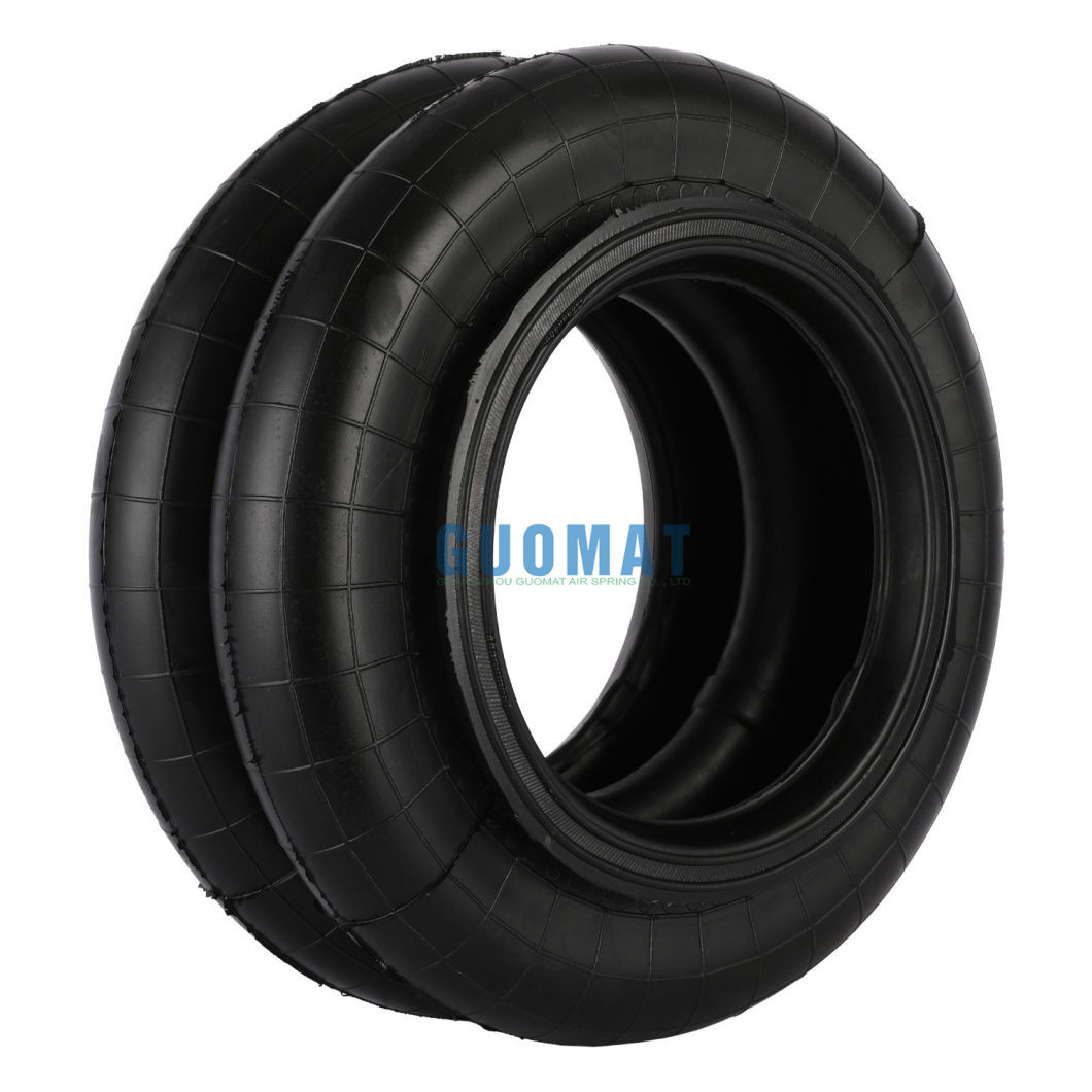 W01-R58-4044 Fire-Stone Convoluted Type Air Spring 12X2 Rubber Bellow Without Cover Plate