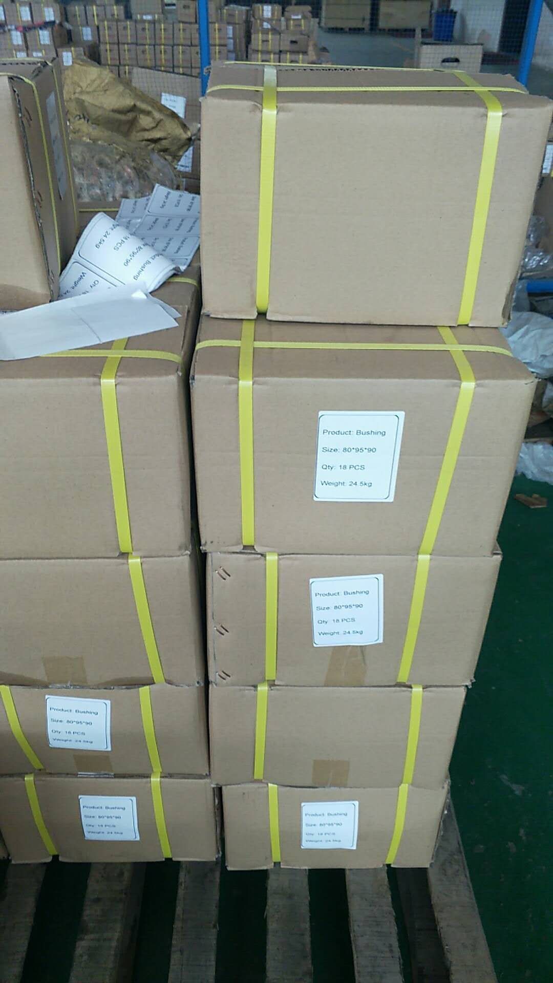 40Cr Harded Excavator Bucket Bushing / Pins And Bushings HRC42 - 46